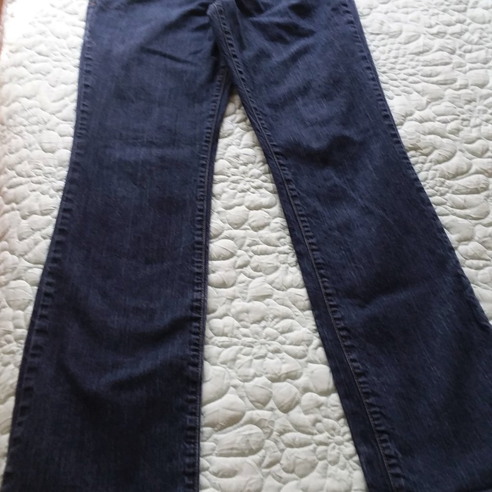 EDDIE BAUER WOMEN'S JEANS BOOTCUT CURVY SZ 12L